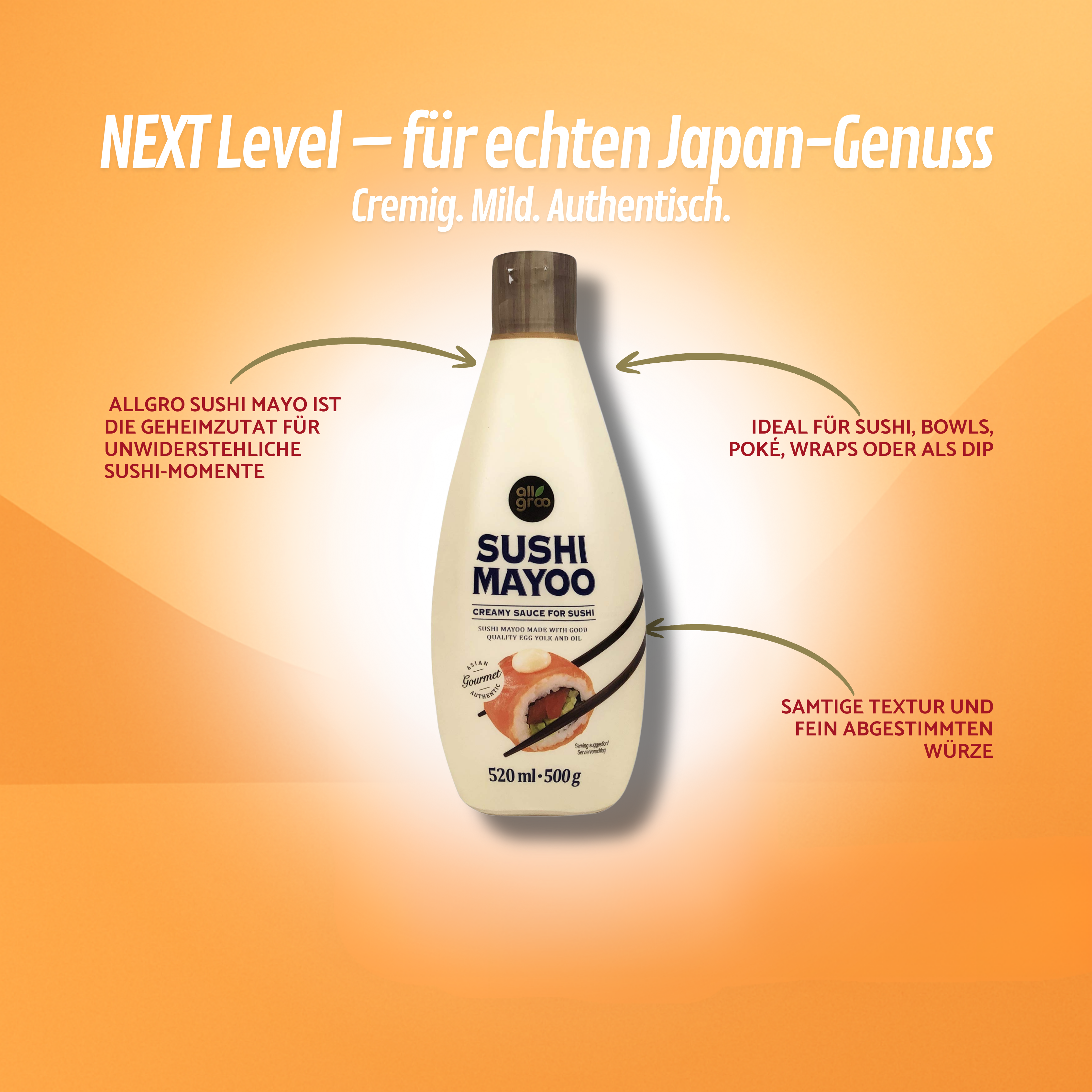 ALLGROO Sushi Mayoo, 520 ml