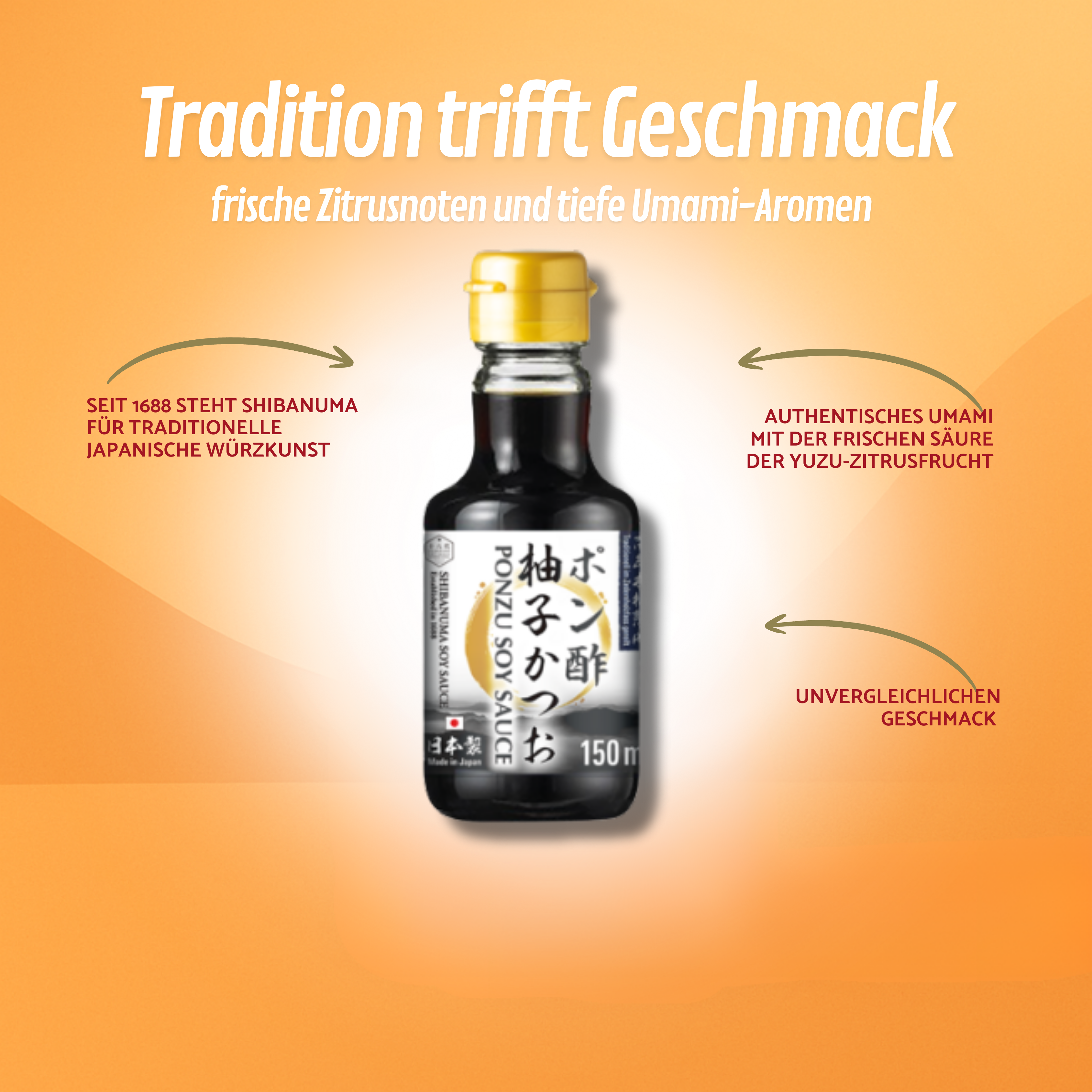 SHIBANUMA Ponzu Sauce, 150 ml