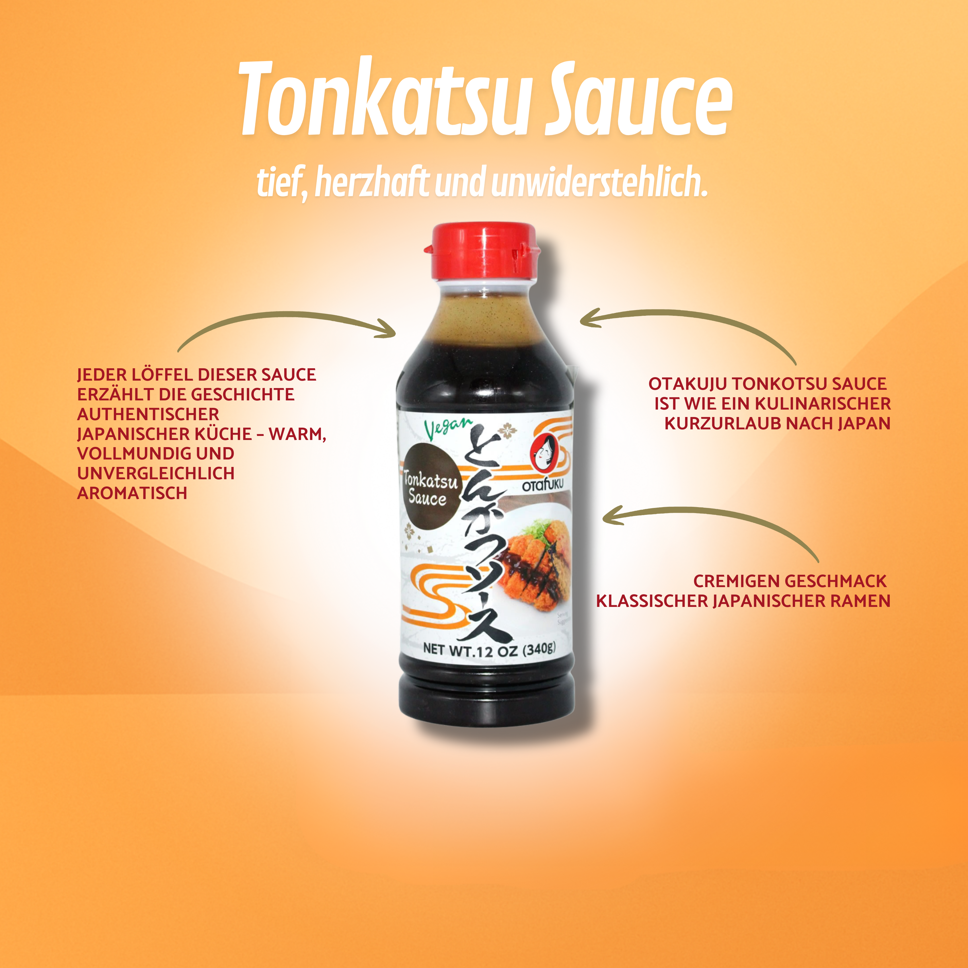 OTAFUKU Tonkatsu Sauce, 293 ml